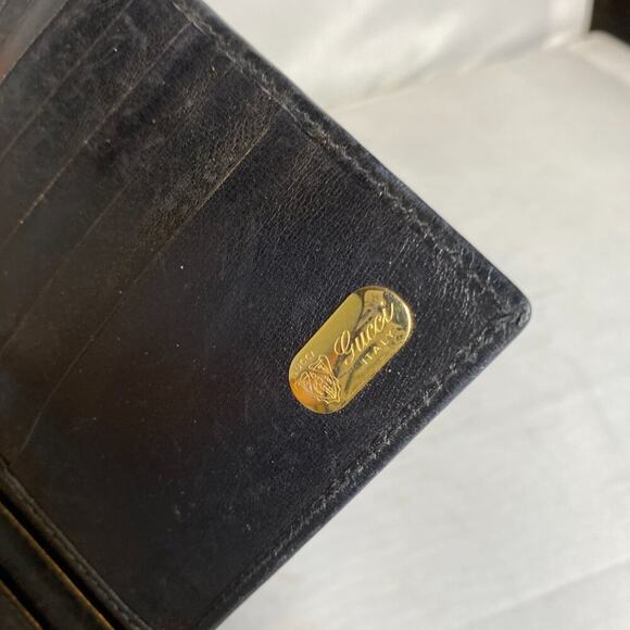 Gucci Vintage Horsebit GG Leather Compact - Picture 3 of 5